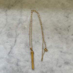 Stella & Dot Gold Pendant Necklace